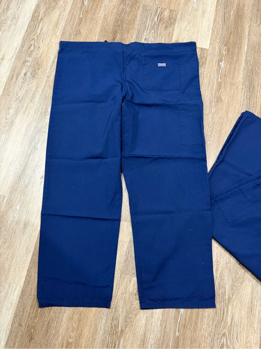 Cherokee Mens Navy Blue Drawstring Scrub Pants -Set of 2 - Picture 4 of 4